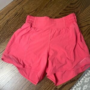 Women's Pink Lululemon Shorts